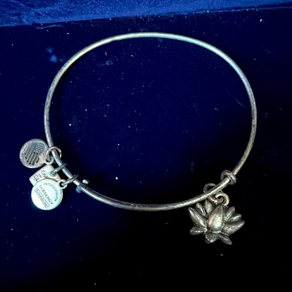 Alex and ani lotus bracelet